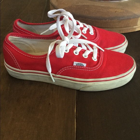 red vans size 5